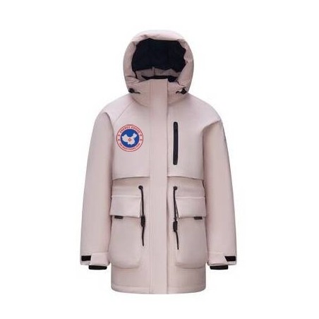 Original Pink Energy Goose Women Hooded Expedition Down Parka Imported Hungarian Online for Sale