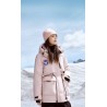 Original Pink Energy Goose Women Hooded Expedition Down Parka Imported Hungarian Online for Sale