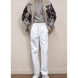 New Original Turkey Merino Gray Energy Goose A2 Shearling Men Jacket Online