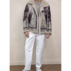 New Original Turkey Merino Gray Energy Goose A2 Shearling Men Jacket Online