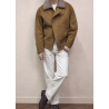 New Original Berber Fleece Khaki Energy Goose Shearling Jacket Online