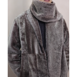 New Original England Spain Gray Merino Energy Goose Fur Jacket Online