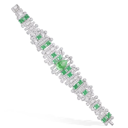 Original Green Paraiba Energy Goose Music Note Gem Art Jewelset Online for Sale