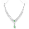 Original Green Paraiba Energy Goose Music Note Gem Art Jewelset Online for Sale