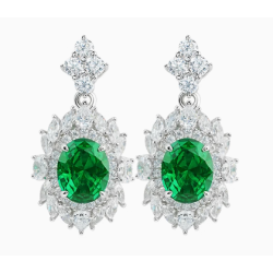 Original Emerald Energy Goose Queen Oval Gem Art Jewelset Online for Sale
