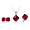 Original Ruby Red Energy Goose Box Gem Art Jewelset Online for Sale