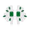 Original Emerald Energy Goose Floral Gem Art Jewelset Online for Sale