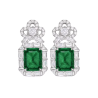 Original Emerald Energy Goose Square Tassel Gem Art Jewelset Online for Sale
