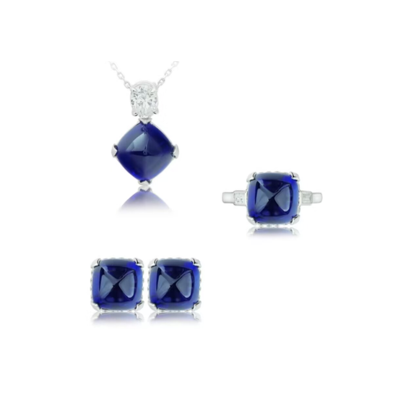 Original Sapphire Energy Goose Box Gem Art Jewelset Online for Sale