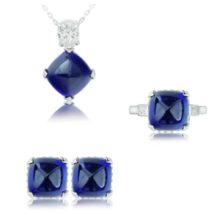 Original Sapphire Energy Goose Box Gem Art Jewelset Online for Sale