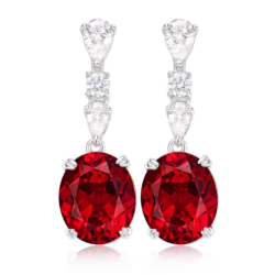 Original Ruby Energy Goose Simple Oval Gem Art Jewelset Online for Sale