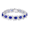 Pretty Sapphire Energy Goose Oval Gems Art Bracelet Online for Sale