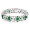 Pretty Emerald Energy Goose Sun Flower Art Bracelet Online for Sale