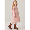Fashion Elite Style Pink Energy Goose Single Button Kid's Wool Coat Online for Sale