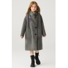 Fashion Elite Style Pink Energy Goose Single Button Kid's Wool Coat Online for Sale