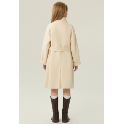 Fashion Elite Style Classic Gray Energy Goose Belt Kid's Wool Coat Online for Sale