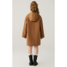 Fashion Elite Style Camel Energy Goose Ox Horn Kid's Wool Coat Online for Sale