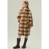Fashion Elite Style Camel Energy Goose Double Wear Kid's Wool Coat Online for Sale