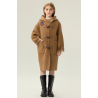 Fashion Elite Style Camel Energy Goose Double Wear Kid's Wool Coat Online for Sale