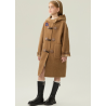 Fashion Elite Style Camel Energy Goose Double Wear Kid's Wool Coat Online for Sale