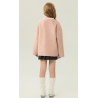 Fashion Elite Style Lavender Energy Goose Short Style Kid's Wool Coat Online for Sale