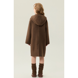 Fashion Elite Style Black Energy Goose Ox Horn Kid's Wool Coat Online for Sale