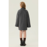 Fashion Elite Style Gray Energy Goose Preppy Chic Kid's Wool Coat Online for Sale