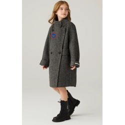 Fashion Elite Style Chocolate Energy Goose Korea Style Kid's Wool Coat Online for Sale