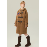 Fashion Elite Style Camel Energy Goose Big Ox Horn Kid's Wool Coat Online for Sale