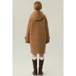 Fashion Elite Style Camel Energy Goose Big Ox Horn Kid's Wool Coat Online for Sale