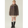 Authentic White Energy Goose Fox Mink Fur Kid's Coat Elite Style Online for Sale