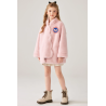 Authentic Pink Energy Goose Golden Fur Kid's Short Coat Elite Style Online for Sale