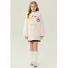 Authentic White Energy Goose Colorful Button Mink Fur Kid's Coat Elite Style Online for Sale