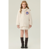 Authentic White Energy Goose Mink Fur Kid's Skirt Coat Elite Style Online for Sale