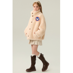 Authentic Coffee Energy Goose Dual Motorcycle Kid's Suede Jacket Elite Kids A2 Flight Style Online for Sale