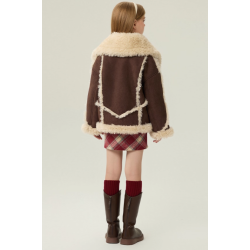 Authentic Chocolate Energy Goose Motorcycle Kid's Suede Jacket Elite Kids A2 Flight Style Online for Sale