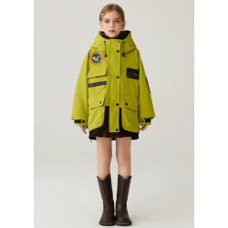 Authentic Green Energy Goose Parka Kid's Down Jacket Online for Sale