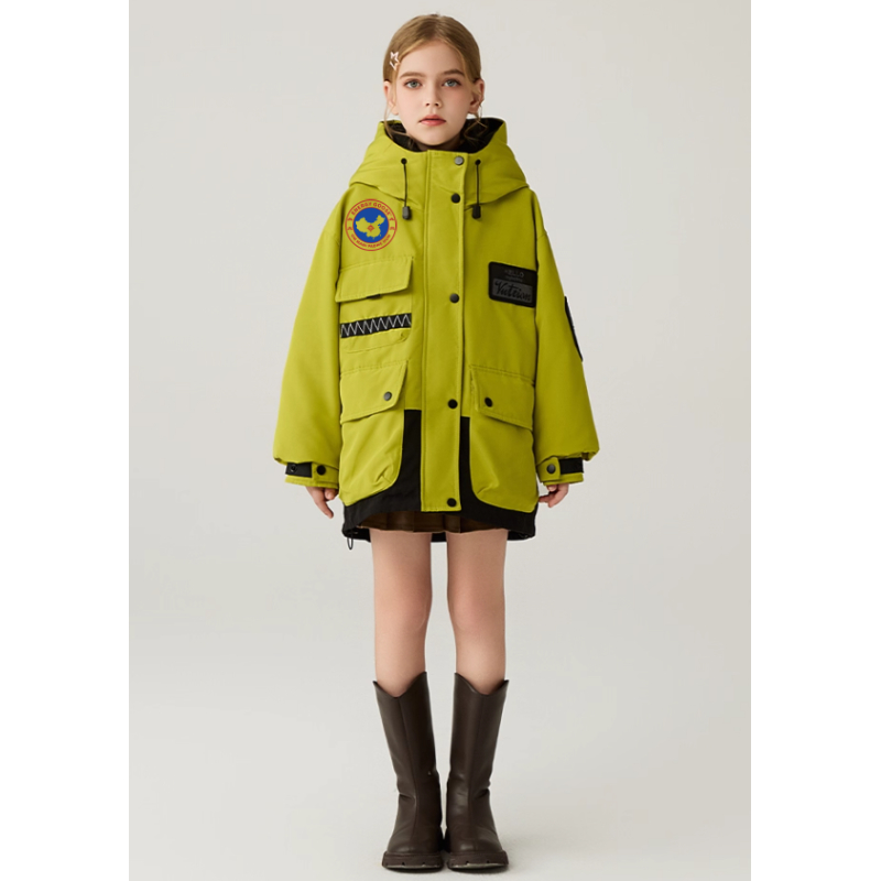 Authentic Green Energy Goose Parka Kid's Down Jacket Online for Sale