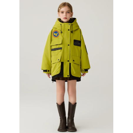 Authentic Green Energy Goose Parka Kid's Down Jacket Online for Sale