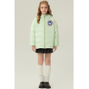 Authentic Green Energy Goose Parka With Hat Kid's Down Jacket Online for Sale