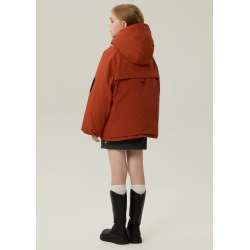 Authentic Orange Energy Goose Parka Winter Kid's Down Jacket Online for Sale