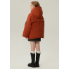 Authentic Orange Energy Goose Parka Winter Kid's Down Jacket Online for Sale