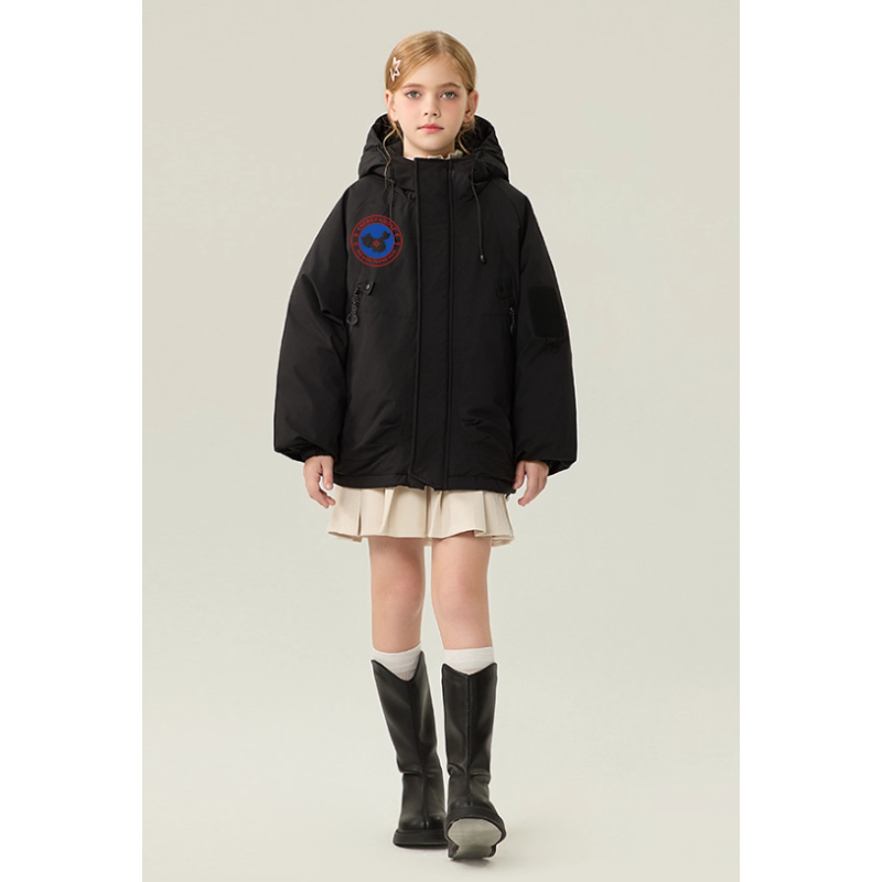Authentic Black Energy Goose Parka Winter Kid's Down Jacket Online for Sale