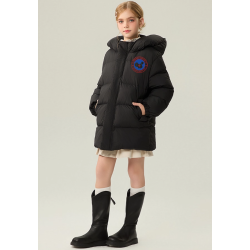 Authentic Black Energy Goose Bear Hat Bread Kid's Parka Online for Sale