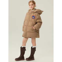Authentic Coffee Energy Goose Bear Hat Bread Kid's Parka Online for Sale