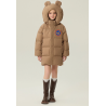 Authentic Coffee Energy Goose Bear Hat Bread Kid's Parka Online for Sale