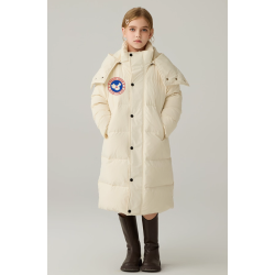 Authentic White Energy Goose Long Parka Kid's Down Jacket Online for Sale