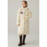 Authentic White Energy Goose Long Parka Kid's Down Jacket Online for Sale