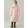 Authentic Pink Energy Goose Long Parka Kid's Down Jacket Online for Sale