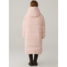 Authentic Pink Energy Goose Long Parka Kid's Down Jacket Online for Sale